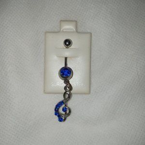 Navel Belly Ring Treble Clef NEW